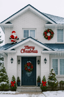 福生　クリスマス　外壁塗装